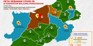 3 ODP Tercatat Dalam Peta Sebaran Dinkes Bolmong