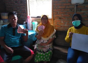 LKS LU Morobayat Sukses Salurkan Bantuan Lansia dari Kemensos RI