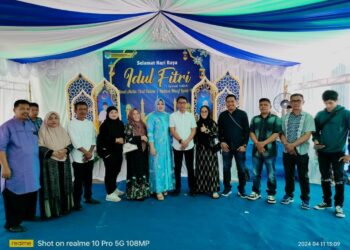 Pj. Sangadi Tobongon Silaturahmi Lebaran Ketupat