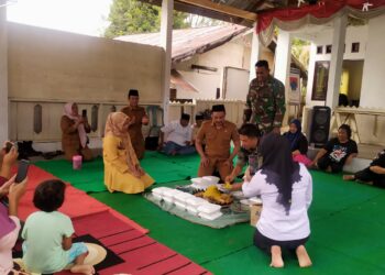 Pj Sangadi Tobongon Hadiri Do’a Bersama Pra TMMD ke-120 di Kecamatan Modayag