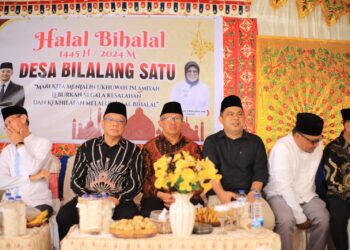 Ketua DPRD Kotamobagu Hadiri Perayaan Halal Bihalal Desa Bilalang Satu