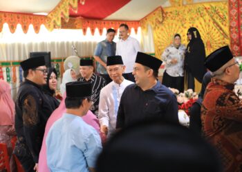 Disambut Antusias Masyarakat, Meiddy Makalalag Hadiri Undangan Halal Bihalal Desa Bilalang Satu