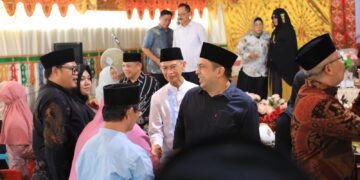 Disambut Antusias Masyarakat, Meiddy Makalalag Hadiri Undangan Halal Bihalal Desa Bilalang Satu