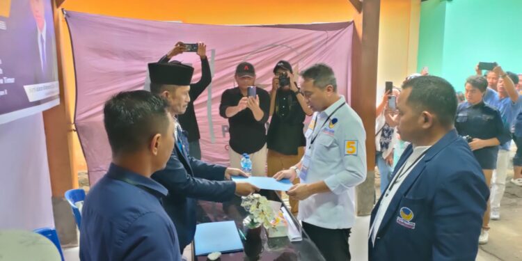 Mendaftar Sebagai Cabup Nasdem, Sachrul Butuh Cawabup Berjiwa Membangun Daerah