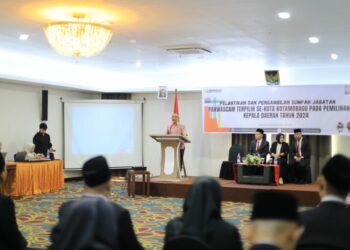 Pj Walikota Kotamobagu Ucapkan Selamat Bertugas Kepada Panwascam Pilkada