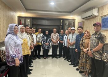 Rehab Stadion Gelora Ambang, Pemkot Kotamobagu Kunjungi Kemenpora RI