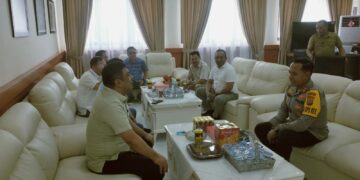 Pimpinan DPRD Kotamobagu Sambut Kunjungan Kapolres AKBP Irwanto