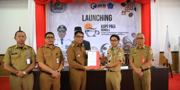 Pemkot Kotamobagu Resmi Luncurkan Program Inovasi “Kopi Pagi Bumdes”