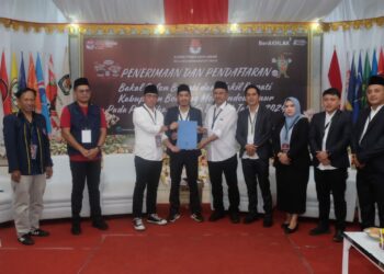 KPU Boltim Nyatakan Dokumen Syarat Pencalonan Pasangan Sachrul – Rusmin Lengkap