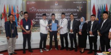 KPU Boltim Nyatakan Dokumen Syarat Pencalonan Pasangan Sachrul – Rusmin Lengkap