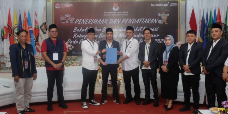 KPU Boltim Nyatakan Dokumen Syarat Pencalonan Pasangan Sachrul – Rusmin Lengkap