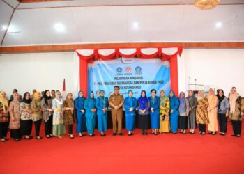 Pj Walikota Abdullah Mokoginta Hadiri Pelantikan TP-PKK Kotamobagu