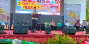 Peduli Lingkungan, KPU Boltim Gelar Camping Pilkada 2024