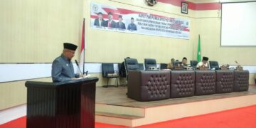 DPRD Kotamobagu Gelar Paripurna Pembicaraan Tingkat 1 RPJPD
