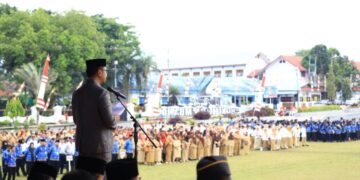 Pemkot Kotamobagu Gelar Upacara Peringatan HUT Provinsi Sulut ke-60 dan Harhubnas