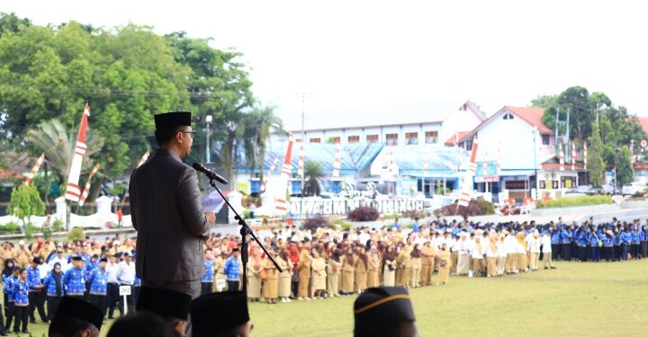 Pemkot Kotamobagu Gelar Upacara Peringatan HUT Provinsi Sulut ke-60 dan Harhubnas