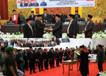 Dihadiri Pj Walikota Abdullah Mokoginta, Pelantikan Anggota DPRD Kotamobagu 2024 Berlangsung Khidmat