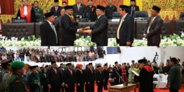 Dihadiri Pj Walikota Abdullah Mokoginta, Pelantikan Anggota DPRD Kotamobagu 2024 Berlangsung Khidmat