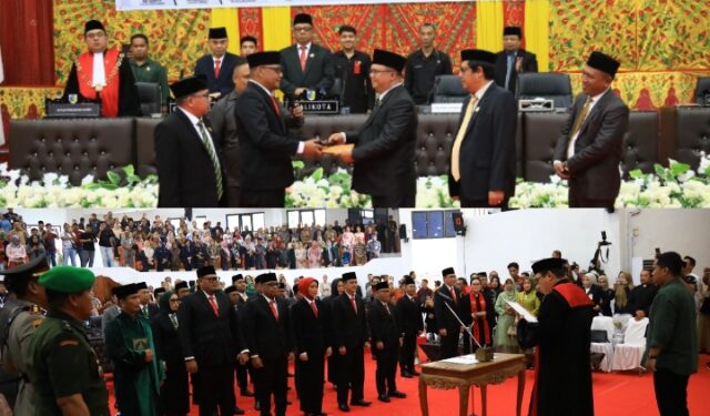 Dihadiri Pj Walikota Abdullah Mokoginta, Pelantikan Anggota DPRD Kotamobagu 2024 Berlangsung Khidmat
