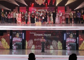 Pj Walikota Kotamobagu Hadiri Malam Grand Final Nyong dan Noni Sulut 2024