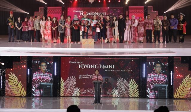 Pj Walikota Kotamobagu Hadiri Malam Grand Final Nyong dan Noni Sulut 2024