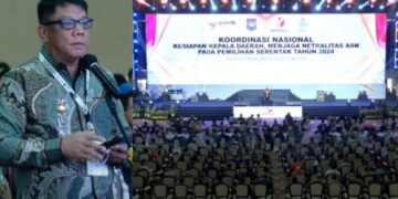 Pj Walikota Kotamobagu Hadiri Kornas Bersama Bawaslu RI