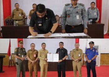 Pemkot Kotamobagu Jalin Kerjasama Dengan Kemenkumham dan Pemkab Bolmong