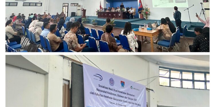 Lakukan Penelitian Kesehatan di Kecamatan Kotabunan dan Tutuyan, Pemkab Boltim Apresiasi FKM UNSRAT Manado