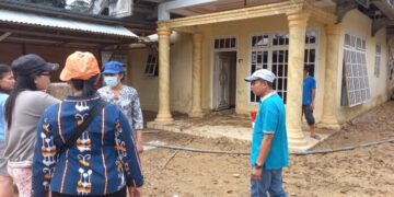 Pastikan Warga Terhindar Wabah Penyakit, Dinkes Bolmong Turun ke Lokasi Banjir