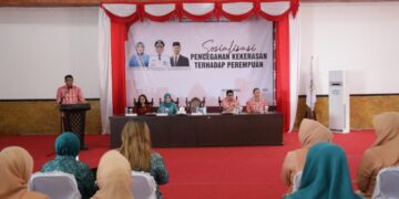 Pj. Walikota Kotamobagu Buka Kegiatan Sosialisasi Pencegahan Kekerasan Terhadap Perempuan