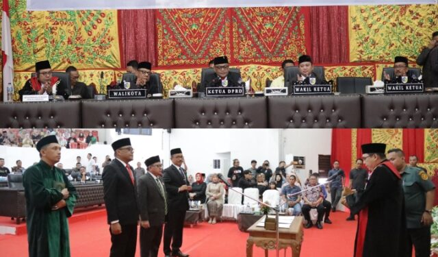 Pj Walikota Kotamobagu Hadiri Pengambilan Sumpah Jabatan Pimpinan DPRD 2024 – 2029