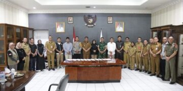 Forkopimda Kotamobagu Gelar Pertemuan Bersama KPU, Bawaslu dan LO Paslon