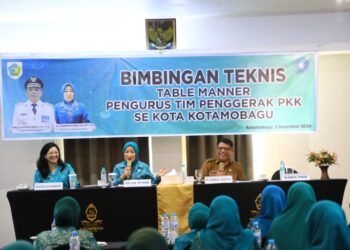 Hadiri Table Manner TP PKK, Abdullah Mokoginta Dorong Peningkatan Peran Perempuan