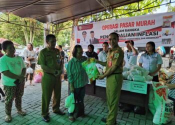 Jelang Nataru, Pemkot Kotamobagu Gelar Operasi Pasar Murah