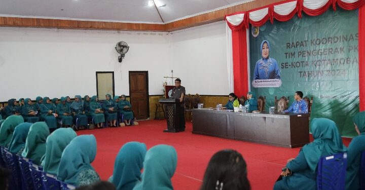 TP- PKK Kotamobagu Gelar Rakor Tahun 2024