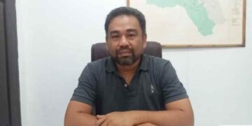 Dinas PUPR Kotamobagu Terus Pacu Pekerjaan Drainase Jalan Pandebulan