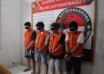 Resnarkoba Polres Kotamobagu Sikat Jaringan Pengedar Narkoba Antar Provinsi