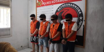 Resnarkoba Polres Kotamobagu Sikat Jaringan Pengedar Narkoba Antar Provinsi