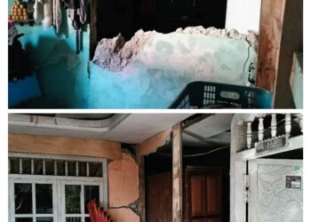 BREAKING NEWS : Diguncang Gempa, Rumah Warga Jiko Belanga Nyaris Rata Tanah