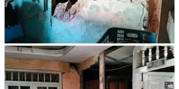 BREAKING NEWS : Diguncang Gempa, Rumah Warga Jiko Belanga Nyaris Rata Tanah
