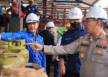 Kunjungi SPBE, Kapolres dan Walikota Kotamobagu Cek Stok LPG 3 Kg