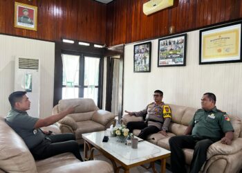 Letkol Fahmil Sambut Kunjungan Silaturahmi Kapolres Boltim