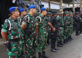 Kapten CPM Simon Gerung Dampingi Kapolres Kotamobagu Tertibkan PETI di Mengkang