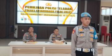 KOMPOL Romel Pontoh Pimpin Penilaian Polisi Teladan Polres Kotamobagu