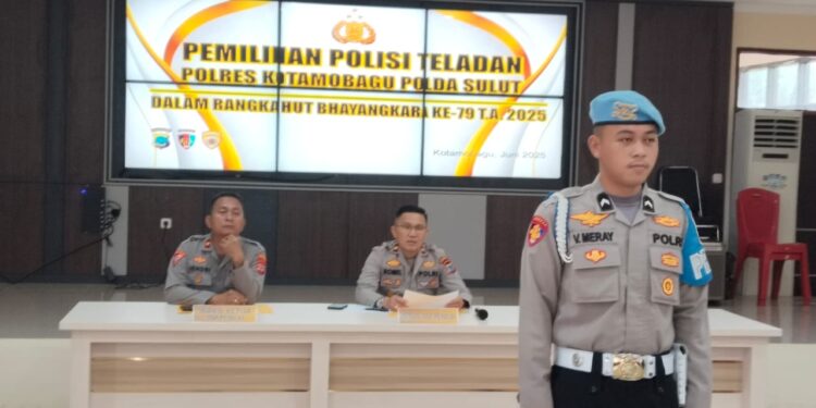 KOMPOL Romel Pontoh Pimpin Penilaian Polisi Teladan Polres Kotamobagu