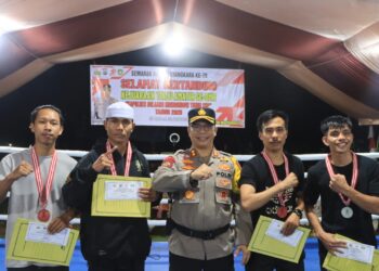 Meriah & Sukses, Kejuaraan Tinju Amatir Kapolres Boltim Cup 2025 Resmi Ditutup
