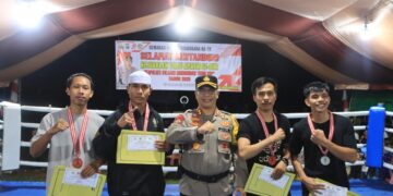 Meriah & Sukses, Kejuaraan Tinju Amatir Kapolres Boltim Cup 2025 Resmi Ditutup