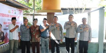 Sarana Air Bersih, Kado HUT Bhayangkara Polres Kotamobagu Untuk Warga Otam