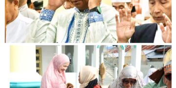 Momen Idul Adha 1446 H, Bupati Oskar Didampingi Ibu Rosita Silaturahmi Dengan Warga