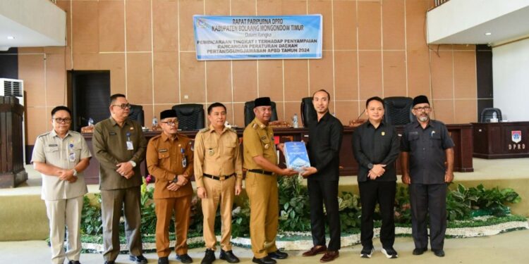 Bupati Oskar Manoppo Sampaikan Ranperda Pertanggungjawaban APBD 2024